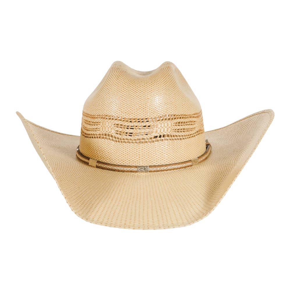 Bangora Straw Cowboy Hat Deuce in Tan