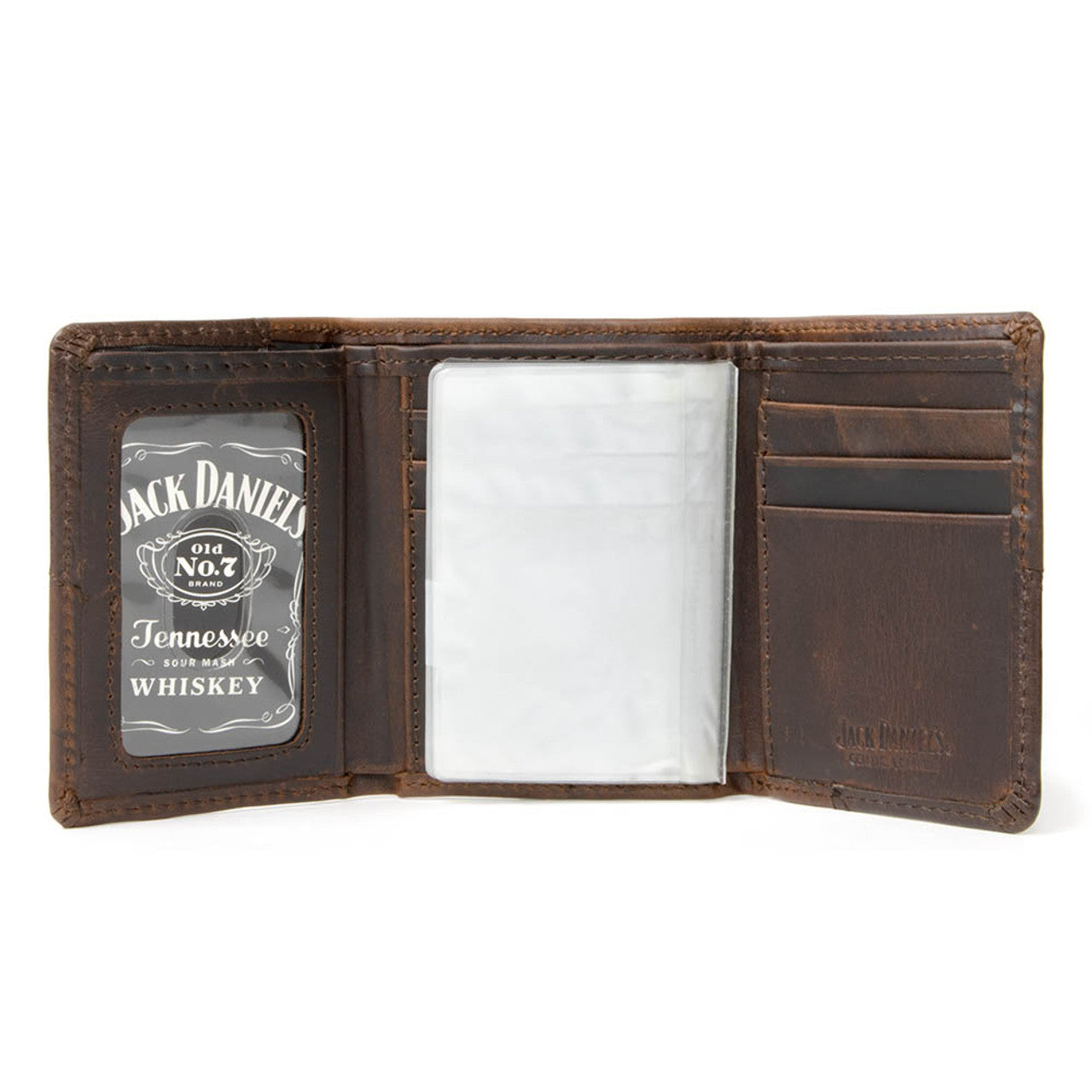Jack Daniels Tri Fold Leather Wallet 3032JD