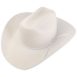 JJ Hats Western Woolfelt 3198120 in Snow White