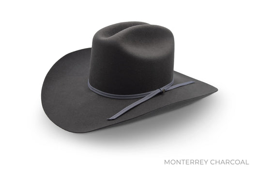Ringers Western Monterrey Hat in Dark Grey