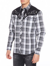 Load image into Gallery viewer, RODEO Clothing Men&#39;s Western Embroidery Cowboy Shirt PS500-529
