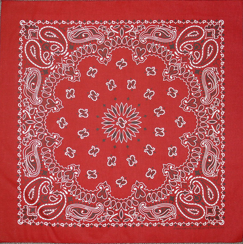 Western Express Traditional Standard Size Paisley Bandana