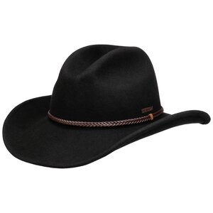 Stetson 3598132 Oklahoma Western Wool Hat in Black