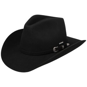Stetson 3598139 Prichard Tear Drop Western Hat in Black