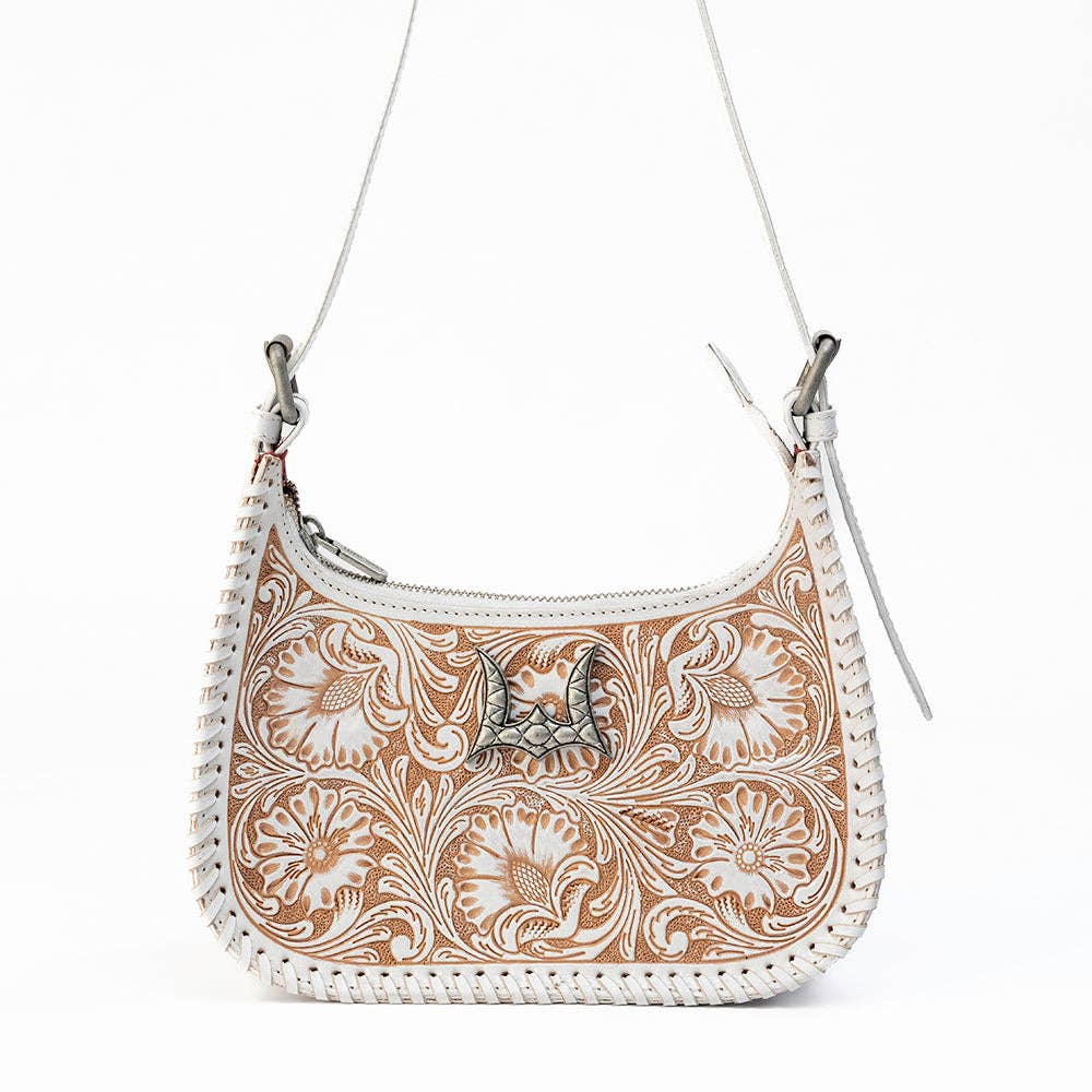 Loyal West LW-S25-325 Dannia Medium Purse in Ivory Dust