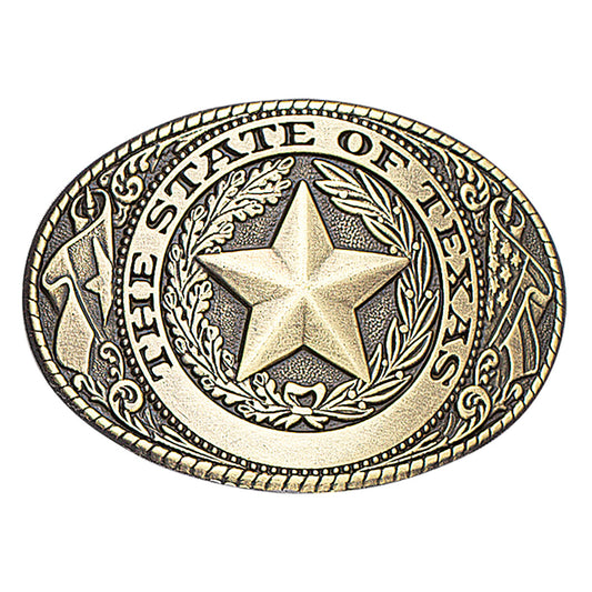 M&F Texas Buckle 37002 Brass