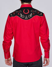 Load image into Gallery viewer, RODEO Men&#39;s Western Embroidery Shirt PS500-528
