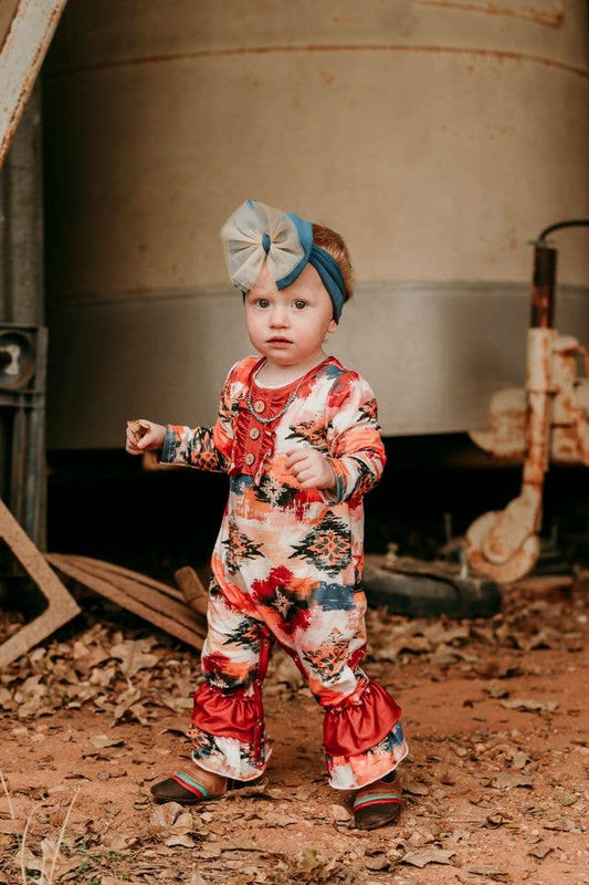 Aztec LS Romper GLSROM11