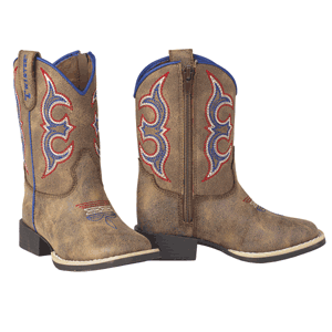M&F Bennett Twister Kids Boots in Brown 4413802