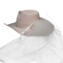 Load image into Gallery viewer, American Hat Makers Juliet - Womens Bridal Felt Cowboy Hat
