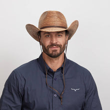Load image into Gallery viewer, American Hat Makers Mexican Palm Straw Cowboy Hat - Tycoon: Toast
