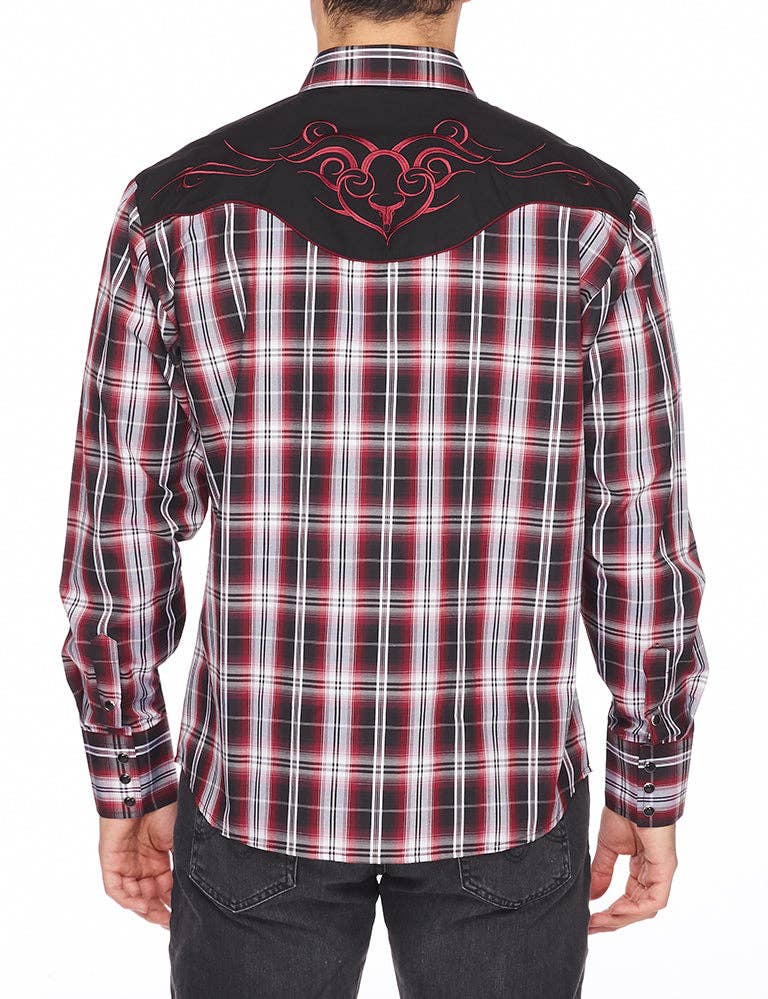 Rodeo Clothing PS500-532 Men's Western Cowboy Embroidery Shirt