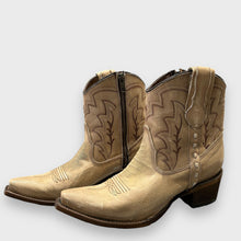 Load image into Gallery viewer, Circle G by Corral Ladies Western Ankle Boots in Sand L6098
