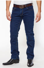 Load image into Gallery viewer, Rodeo Clothing Mens Jeans Skinny Fit in Dark Blue HLP-502-DKBLUE
