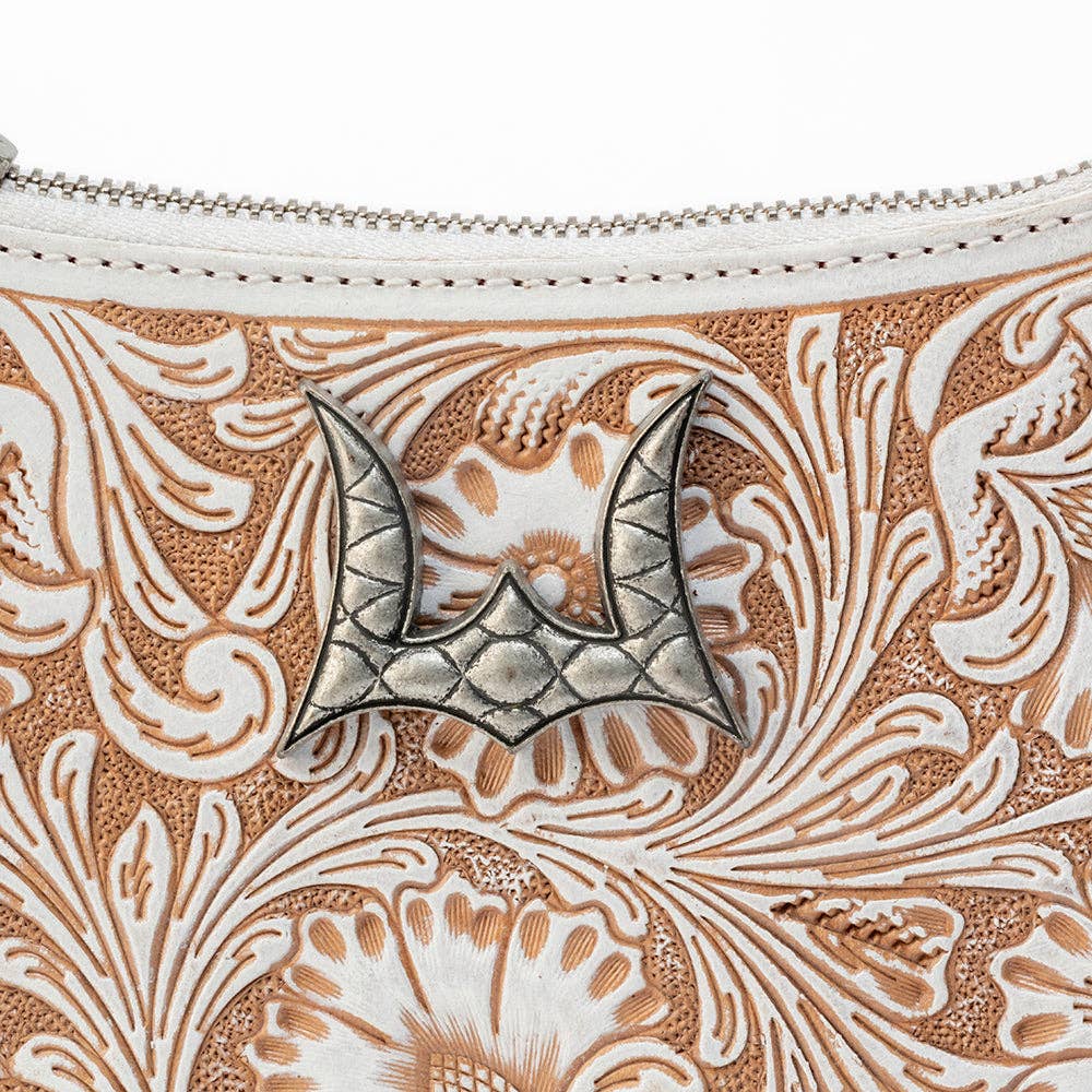 Loyal West LW-S25-325 Dannia Medium Purse in Ivory Dust