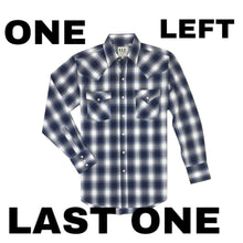 Load image into Gallery viewer, Ely &amp; Walker Men&#39;s Long Sleeve Plaid Shirt Blue 15202907-Blue-C
