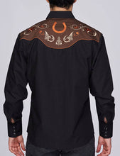 Load image into Gallery viewer, Rodeo Clothing Mens Western Embroidery Cowboy Shirt PS500-507
