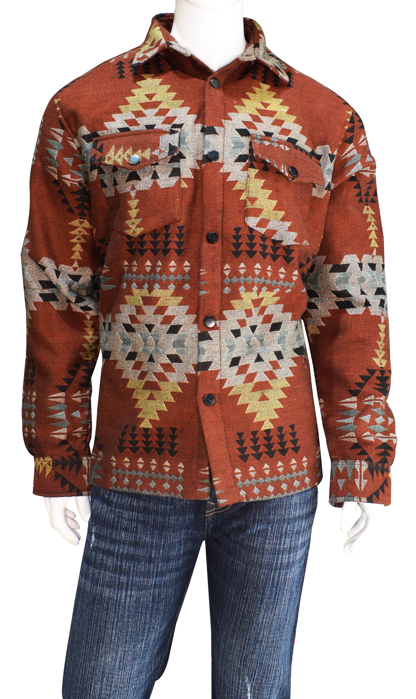 Southwest Woven Shacket #1 ASHACLG11