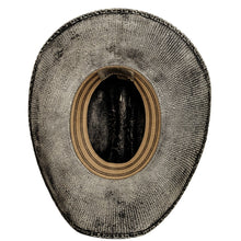 Load image into Gallery viewer, American Hat Makers Distressed Bangora Straw Hat - Style Moonwalk in Grey
