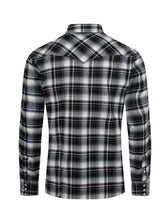 Load image into Gallery viewer, Men&#39;s Western Long Sleeve Flannel Shirts With Snap Buttons FLS300-301
