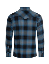 Load image into Gallery viewer, Men&#39;s Western Long Sleeve Flannel Shirts With Snap Buttons FLS300-303
