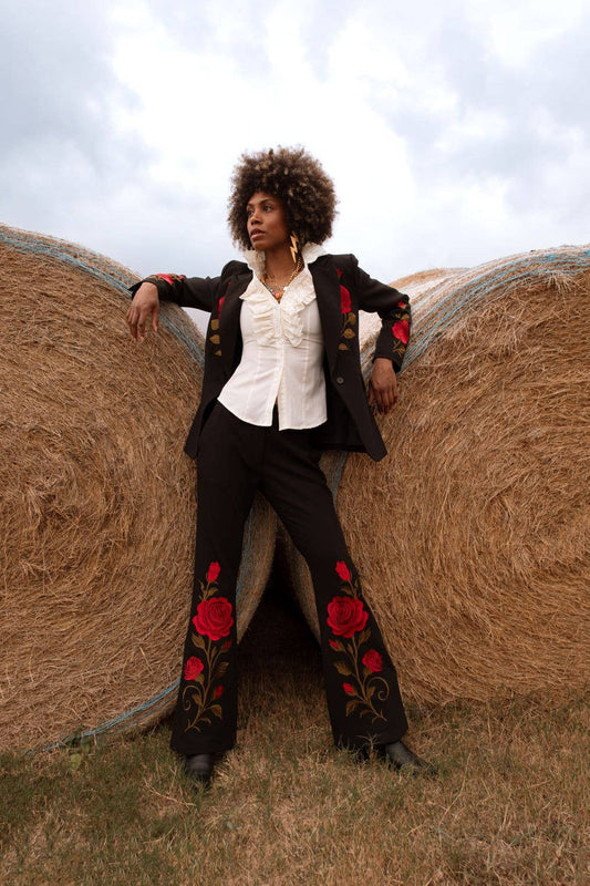 Rodeo Quincy Rose Trousers P2868Q