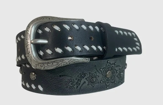 Roper 6551300 Jolie Western Belt in Black