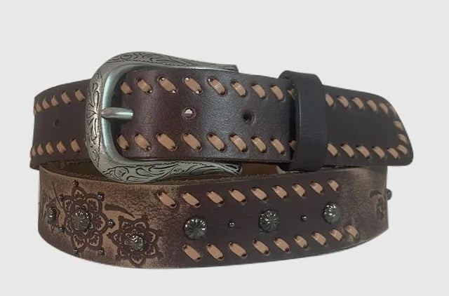 Roper 6551300 Jolie Western Belt in Brown