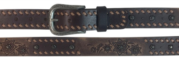 Roper 6551300 Jolie Western Belt in Brown