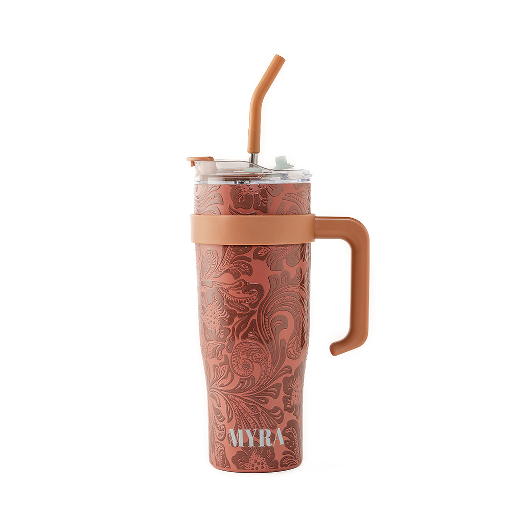 Myra S-12395 Tumbler Wide Wyoming Tumbler In Brown