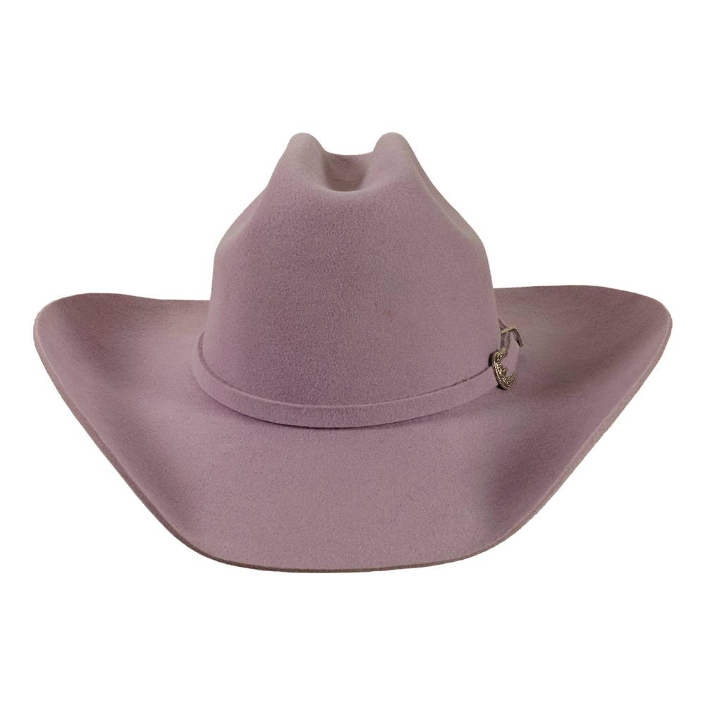 American Hat Makers Beau 710087 Cattleman Cowboy Hat in Lilac