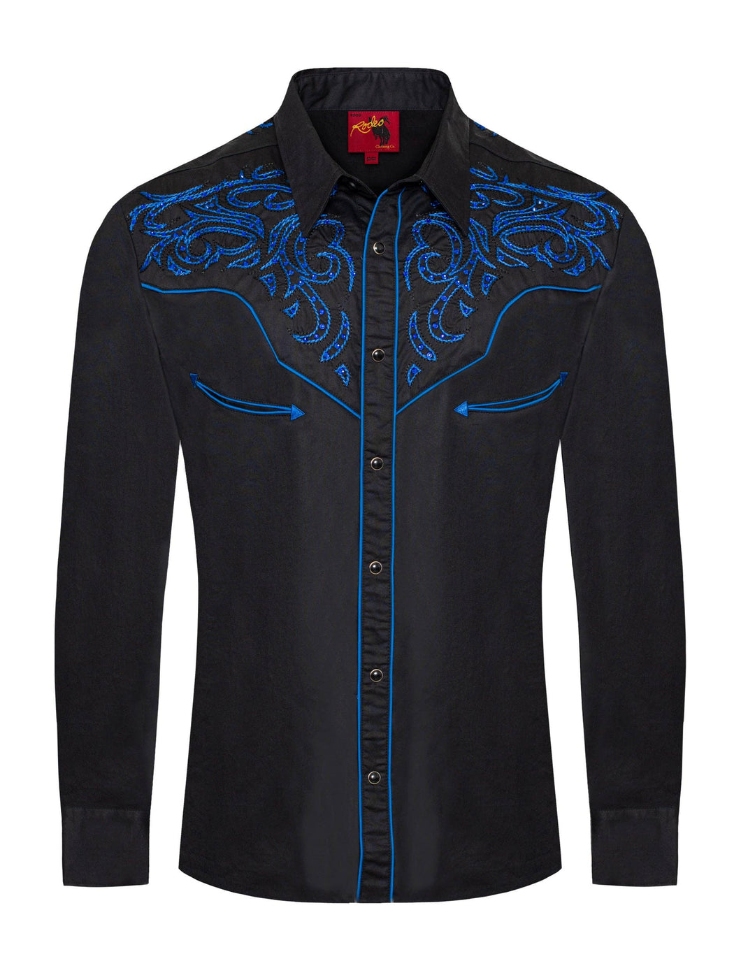 Rodeo Clothing Men's Western Cowboy Embroidery Shirt PS500D-1006