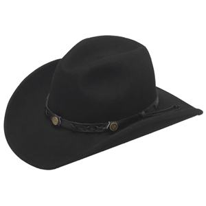 M&F Dakota Crushable Cowboy Hat Black 7220201 Youth
