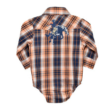 Load image into Gallery viewer, Cowboy Hardware Baby Hermosillo Long Sleeve Plaid Romper 725517R-265-I
