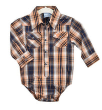 Load image into Gallery viewer, Cowboy Hardware Baby Hermosillo Long Sleeve Plaid Romper 725517R-265-I
