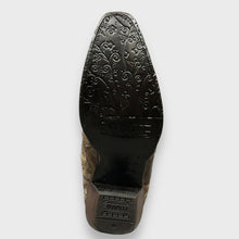 Load image into Gallery viewer, Corral A3569 Black Glitter Inlay Floral Overlay with Crystals and Studs Snip Toe Cowboy Boots
