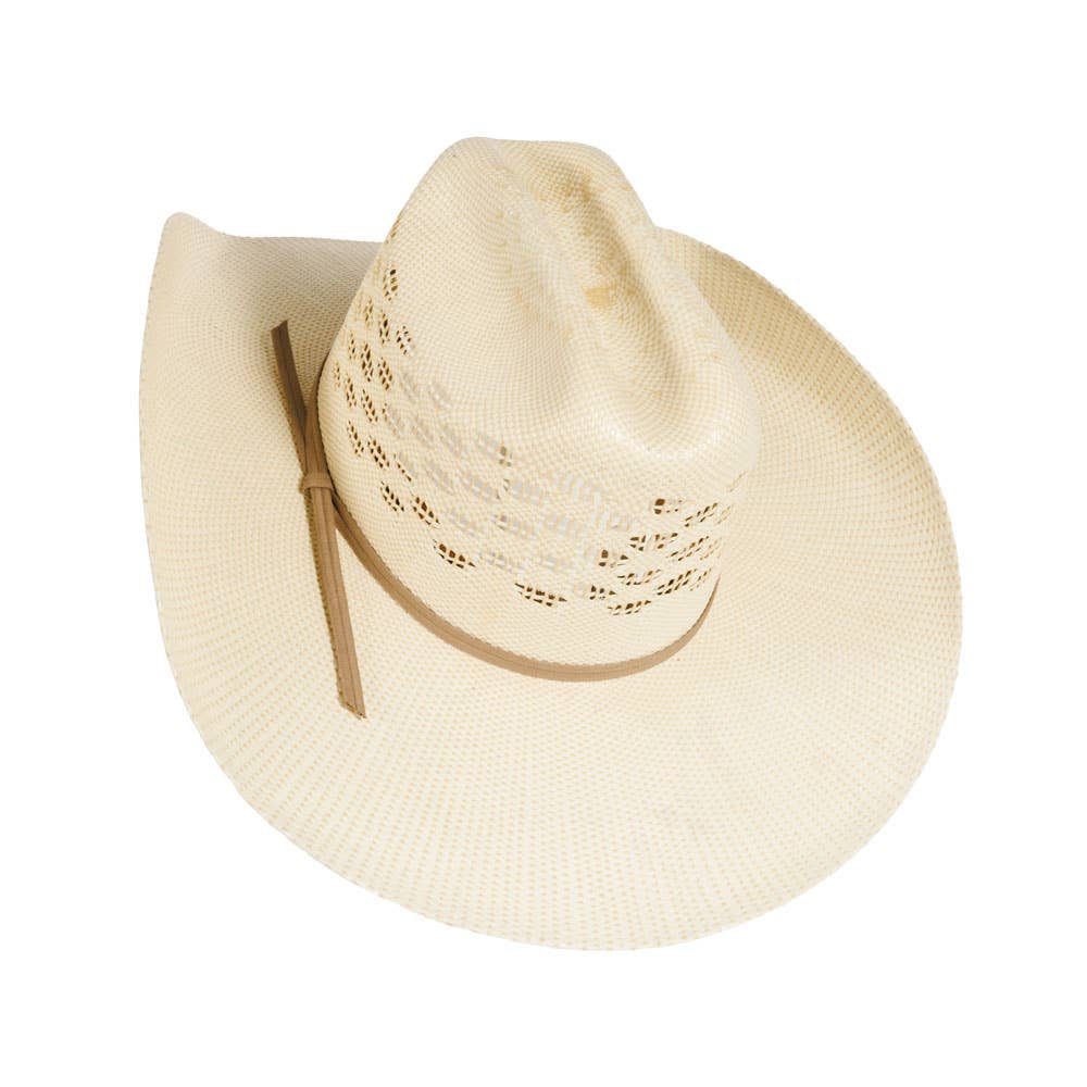 American Hat Makers Bangora Straw Cowboy Hat - Cal