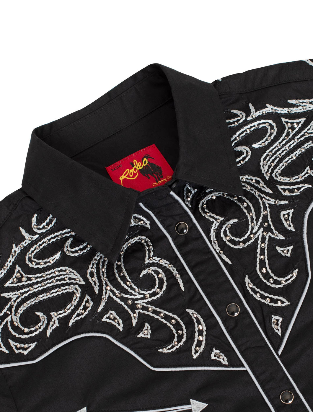 Women’s Western Embroidered diamond studded Shirt LS500-527