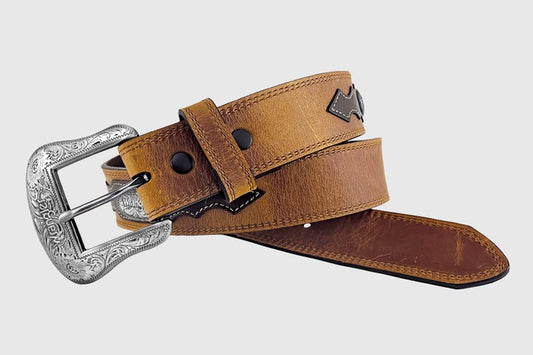 Wrangler Western Belt Darren 7706511 in Tan