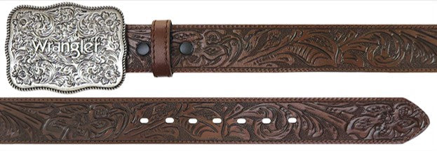 Wrangler Western Belt Ruben 7720511 in Chocolate