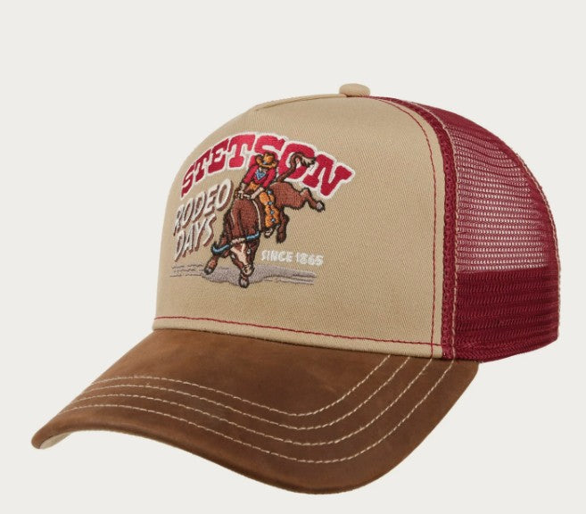 Stetson Trucker Cap 7741107 Rodeo Days Beige/Red