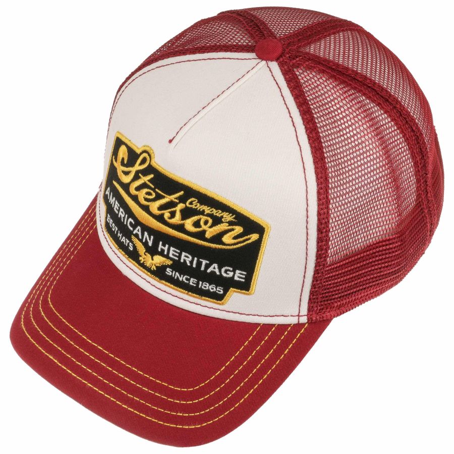 Stetson Trucker Cap Bordeaux 7751103