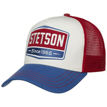 Load image into Gallery viewer, Stetson Trucker Cap 7751107 Blue/Red
