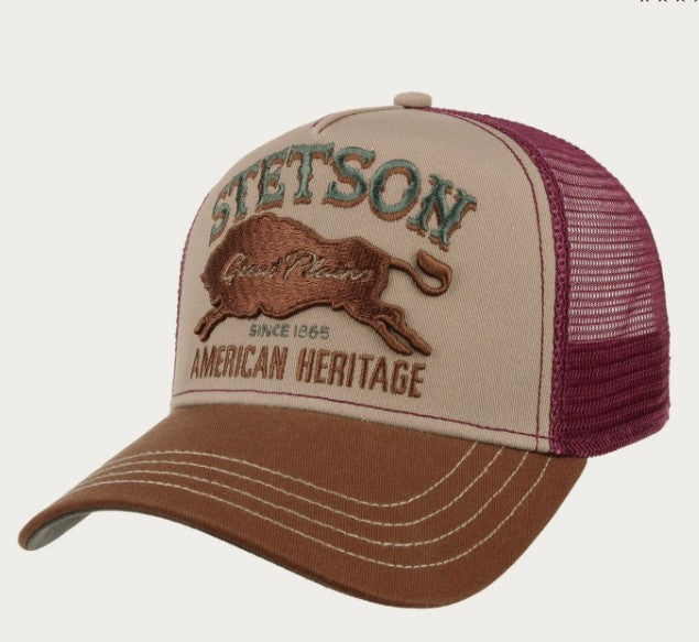 Stetson Trucker Cap 7751152 in Bordeaux