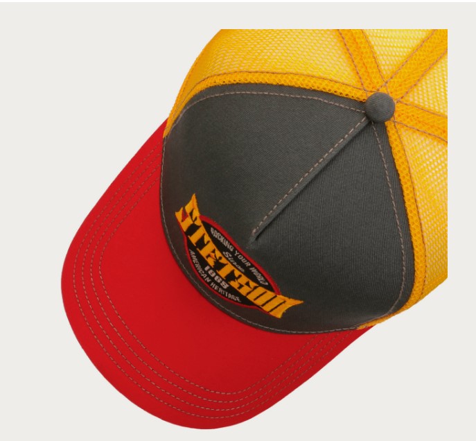 Stetson Trucker Cap 7761159 Red/Black/Yellow