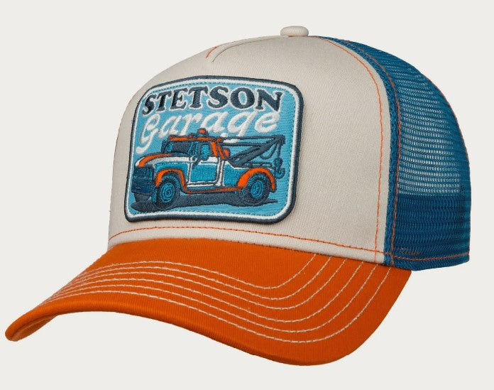 Stetson Trucker Cap in Blue & Orange 7761161