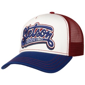 Stetson Trucker Cap in Blue & Wine 7761162