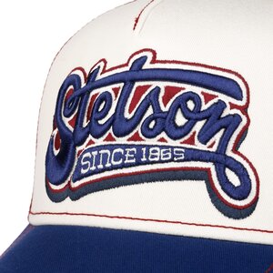 Stetson Trucker Cap in Blue & Wine 7761162
