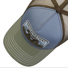 Load image into Gallery viewer, Stetson Trucker Cap Yellowstone 7761168 in Blue/Green
