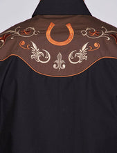 Load image into Gallery viewer, Rodeo Clothing Mens Western Embroidery Cowboy Shirt PS500-507
